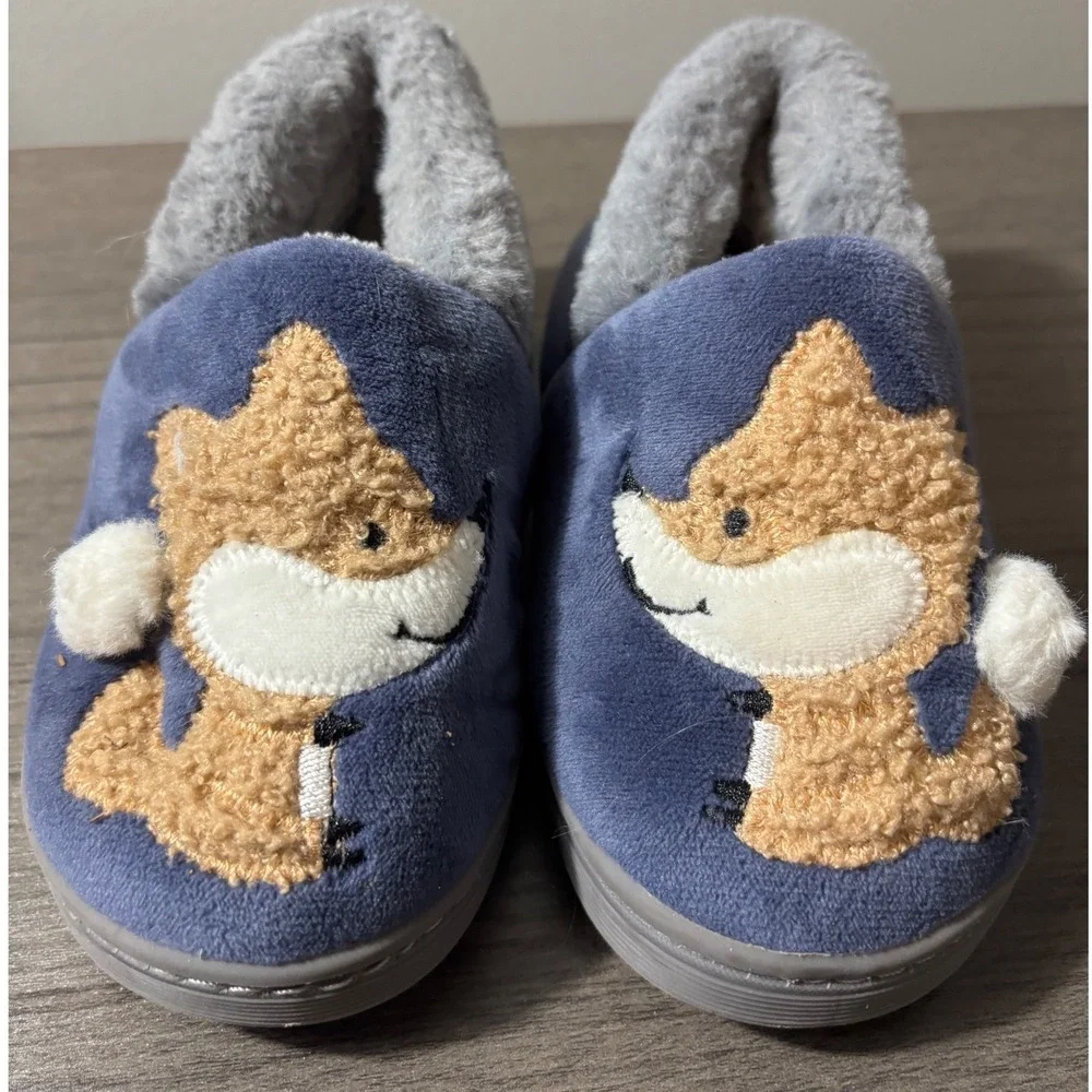 Toddlers Fox Plush Slippers EU size 18-19‎ US size 3-4